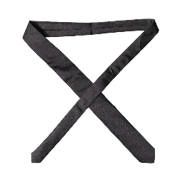 Black Solid 100% Silk Adjustable Men Tied Necktie Tie