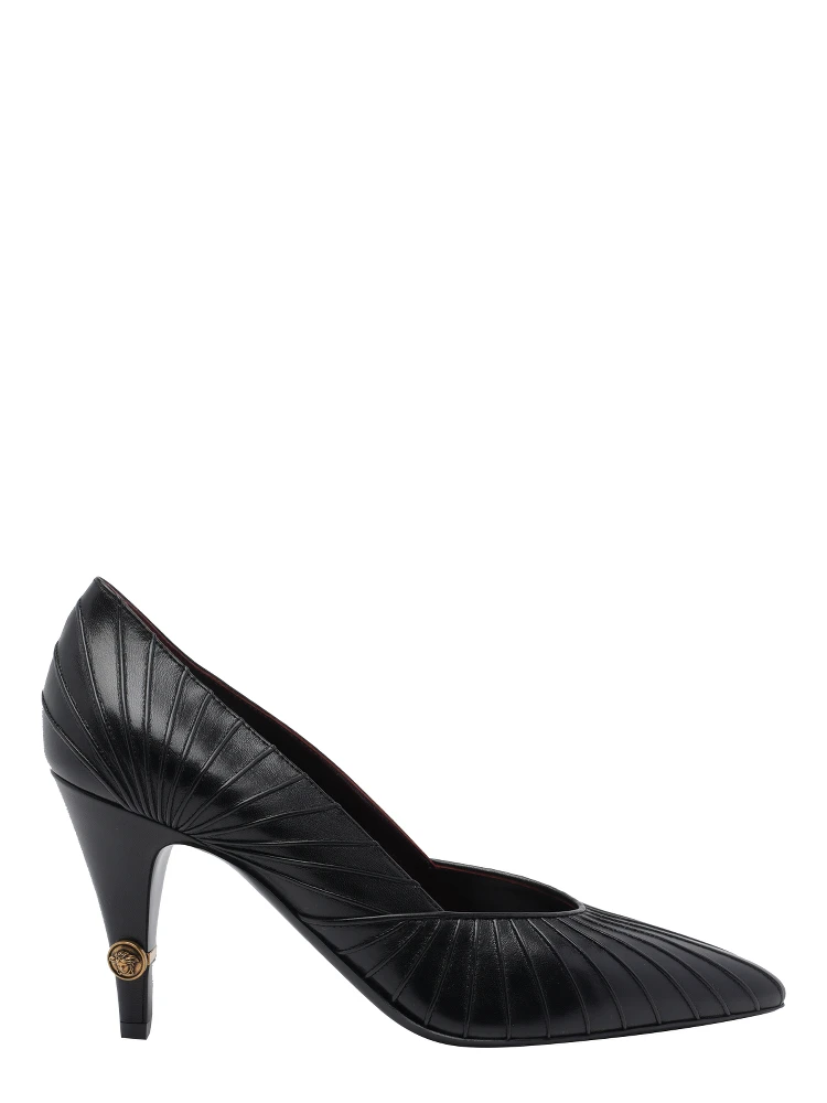 Versace With Heel Black gold