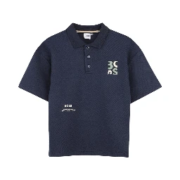 POLO MANICHE CORTE CON LOGO