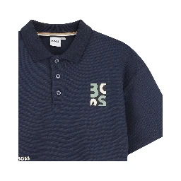 POLO MANICHE CORTE CON LOGO