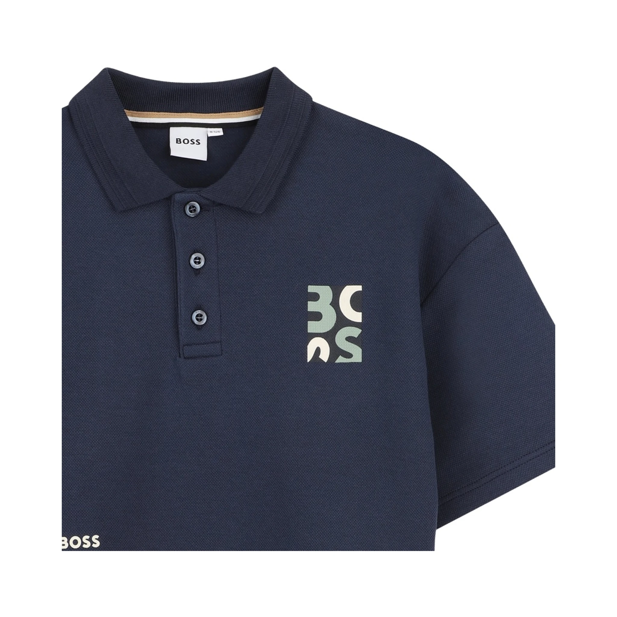POLO MANICHE CORTE CON LOGO