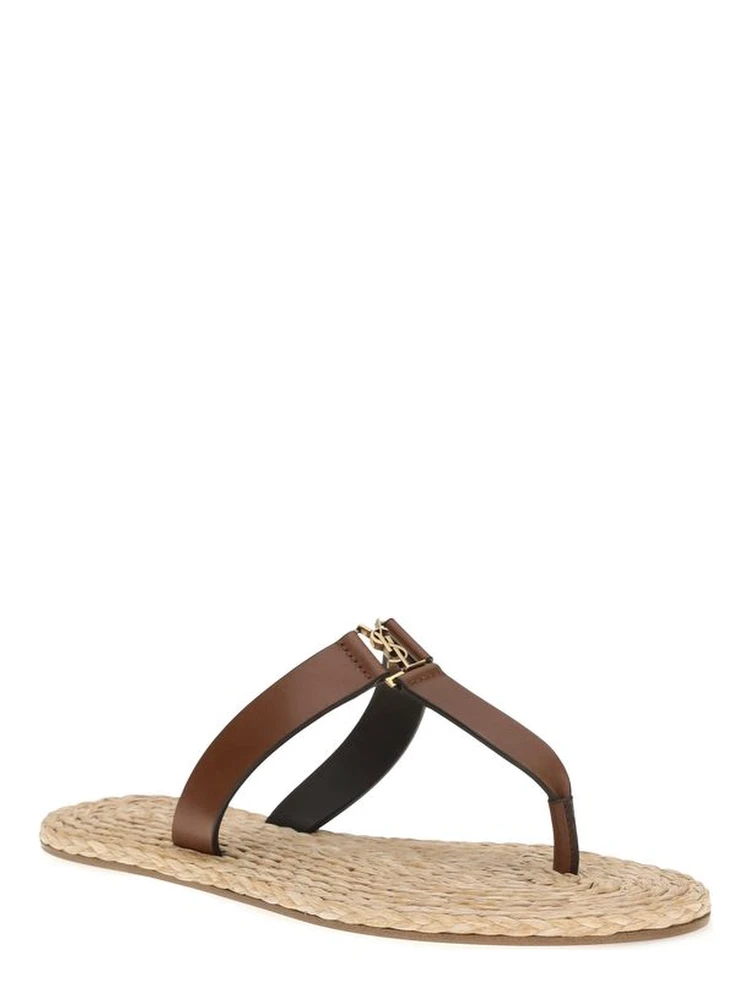 Brown Calf Leather Bos Taurus Flat Sandals alternative
