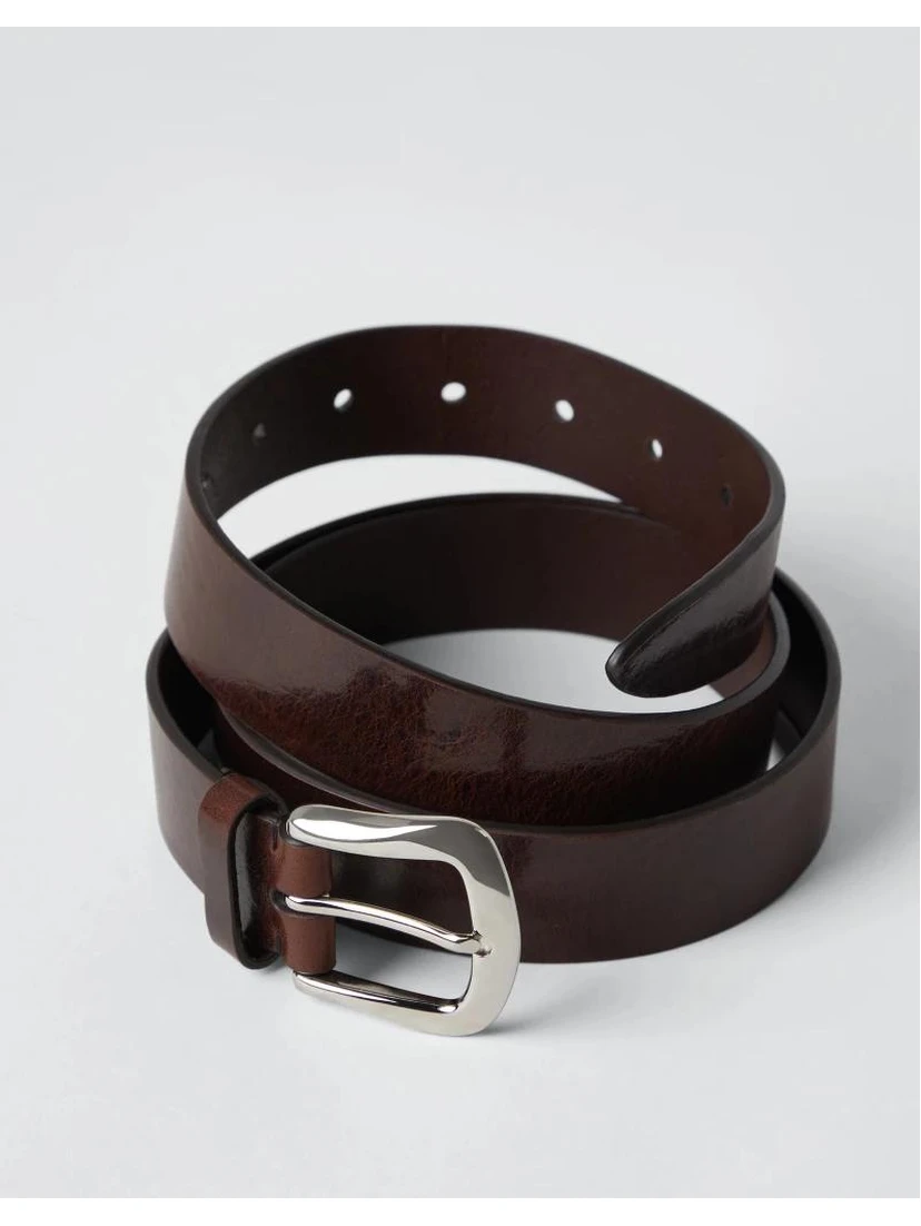 Natural Leather Regular Belt