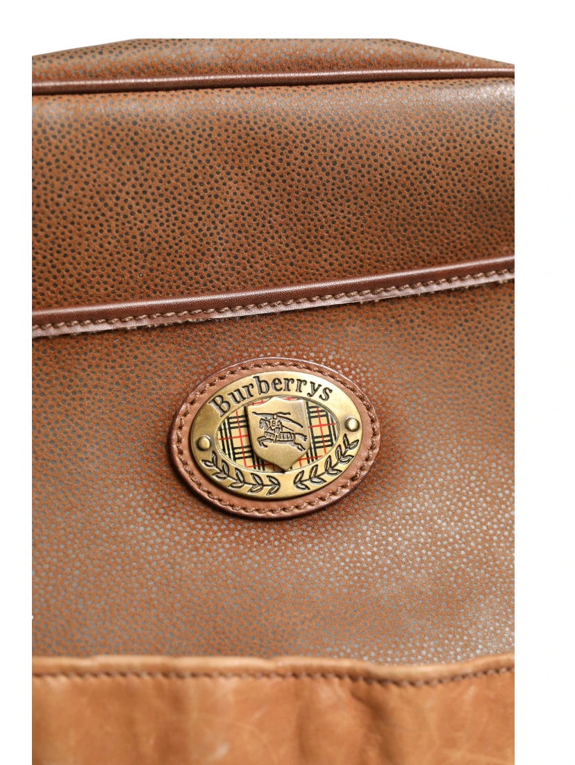 Brown and Gold Crossbody Bag