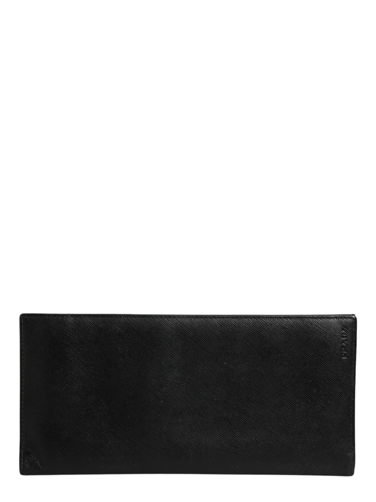 Saffiano Leather Slim Card Holder Wallet