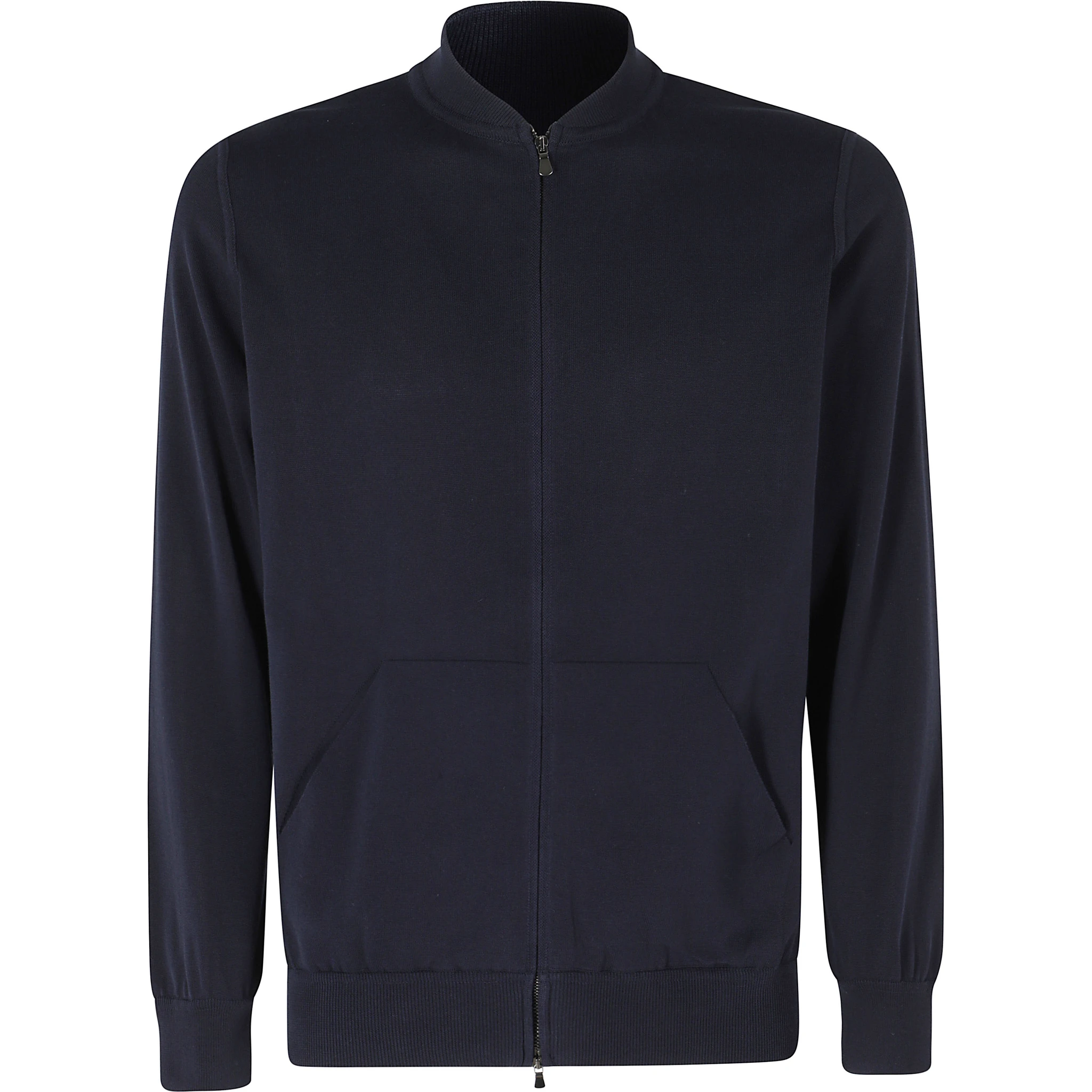 MAGLIA BOMBER ZIP CREPE COTONE