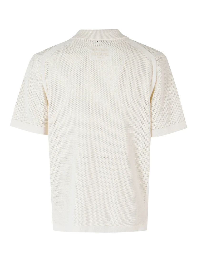 OPEN KNIT SHORT SLEEVE CARDIGAN