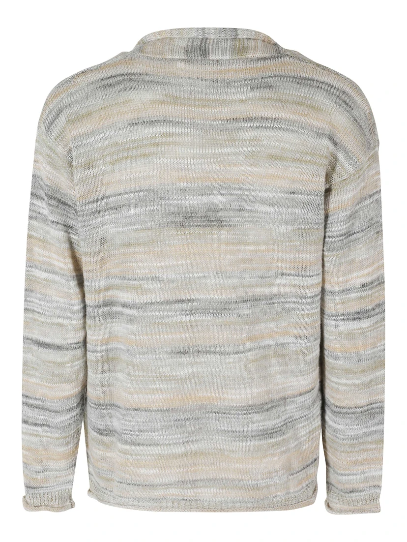 CARDIGAN ML OVER MOULINE