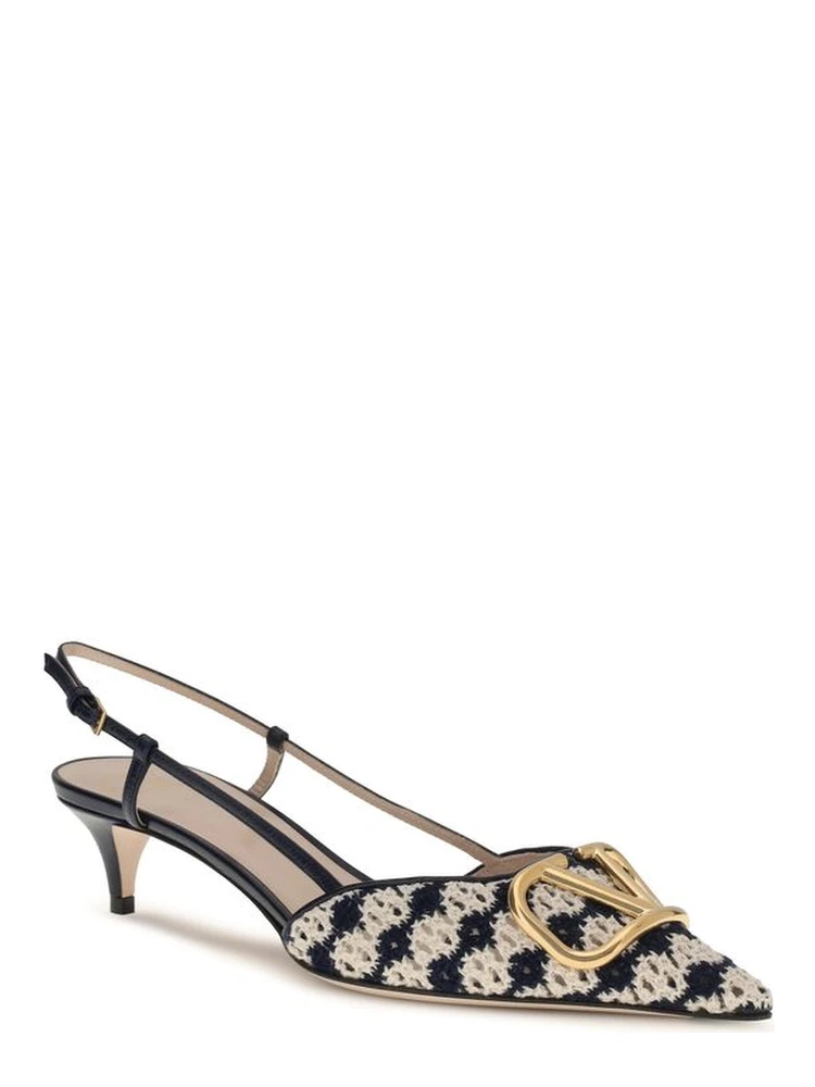 Multicolor Goatskin Mid Heel Pumps alternative