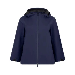 Blue Polyester Rain Coat