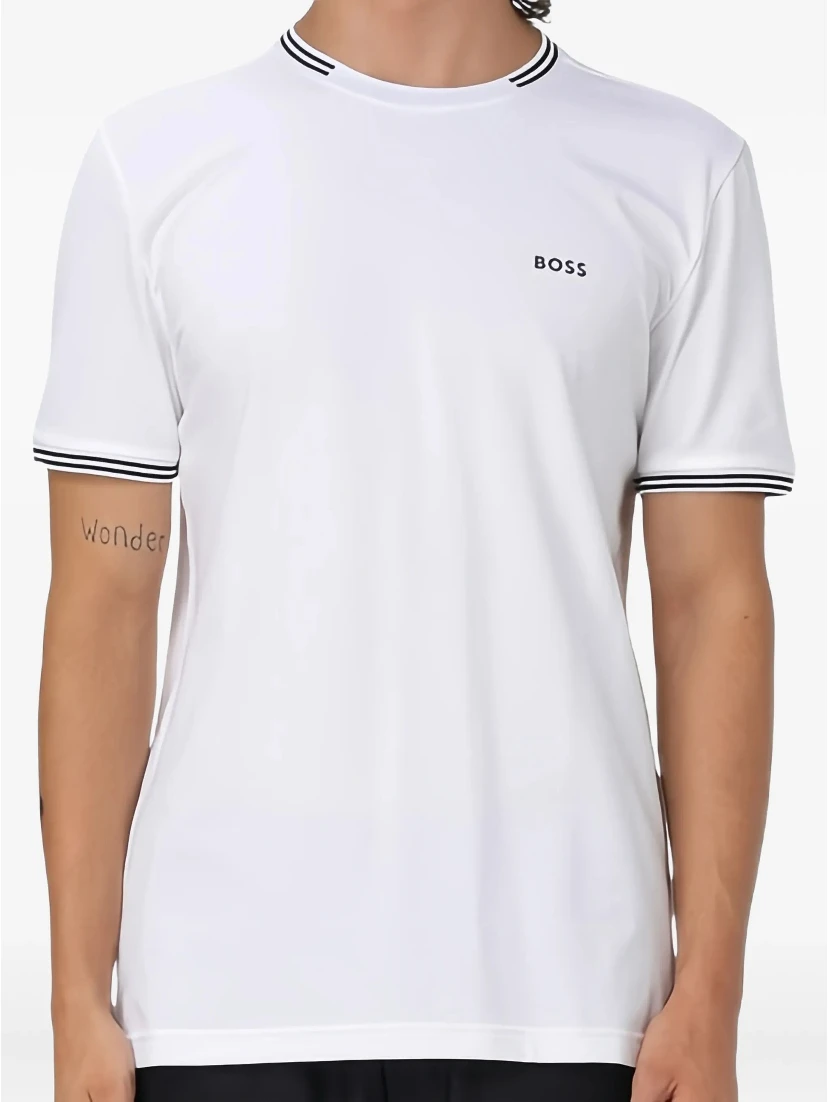 BOSS T-shirts and Polos White