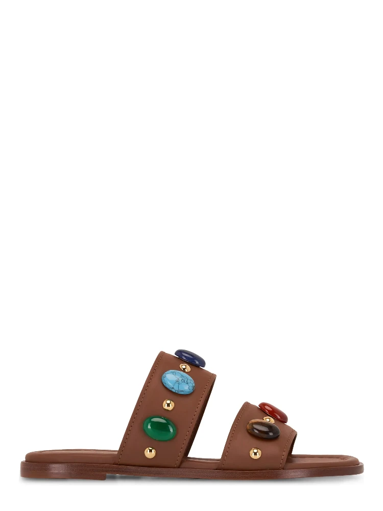 Gianvito Rossi Sandals Leather Brown