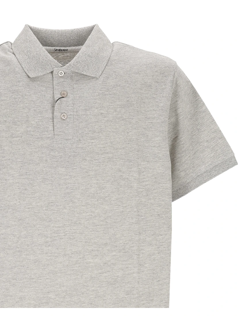 Saint Laurent  T-shirts and Polos Grey