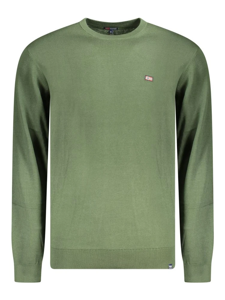 Green Cotton Sweatshirt