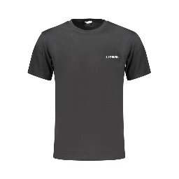 Black Cotton T-Shirt