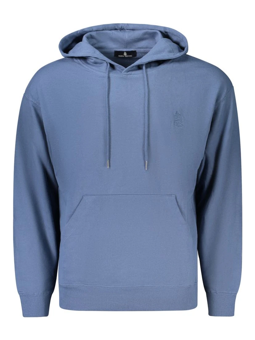 Blue Cotton Sweatshirt