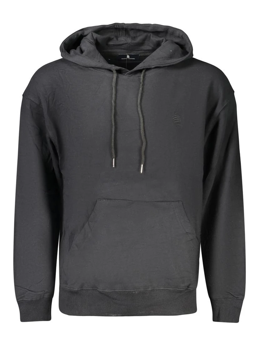 Black Cotton Sweatshirt
