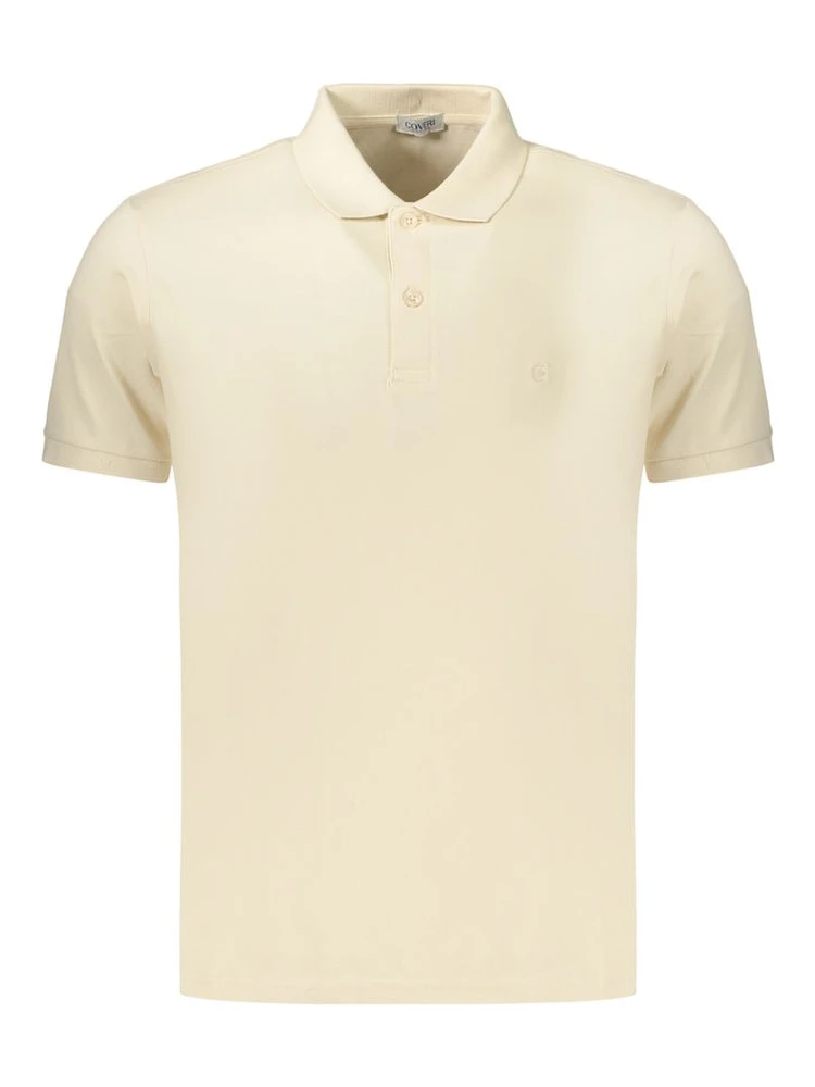 Beige Cotton Polo Shirt