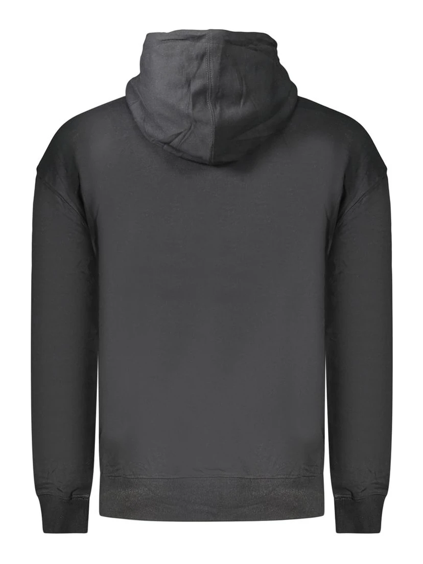 Black Cotton Sweatshirt