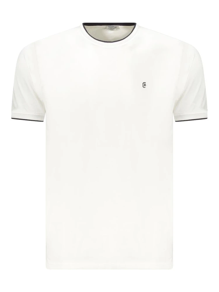 White Cotton Men's T-Shirt