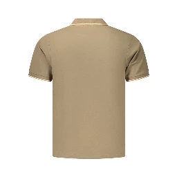 Brown Cotton Polo Shirt