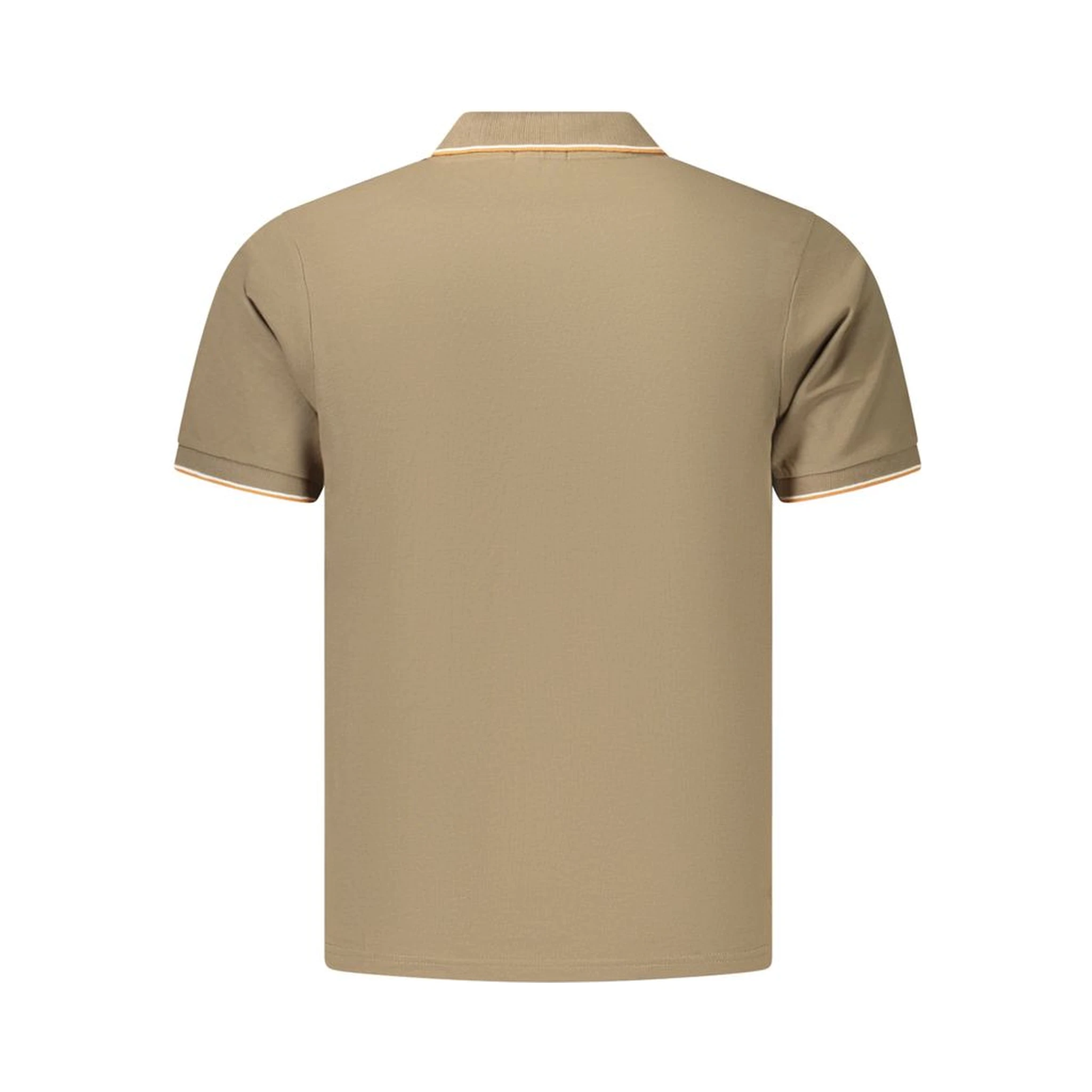Brown Cotton Polo Shirt