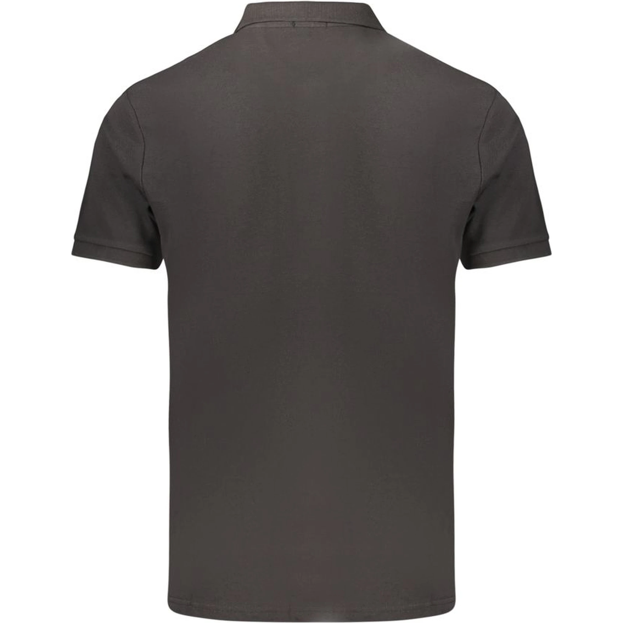 Black Cotton Polo Shirt