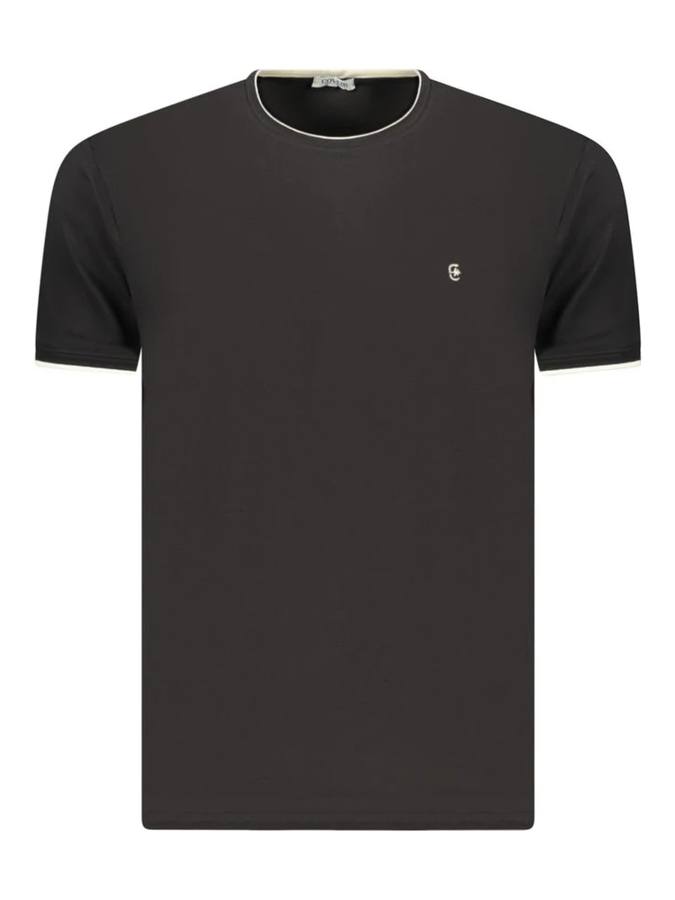 Black Cotton Men's T-Shirt