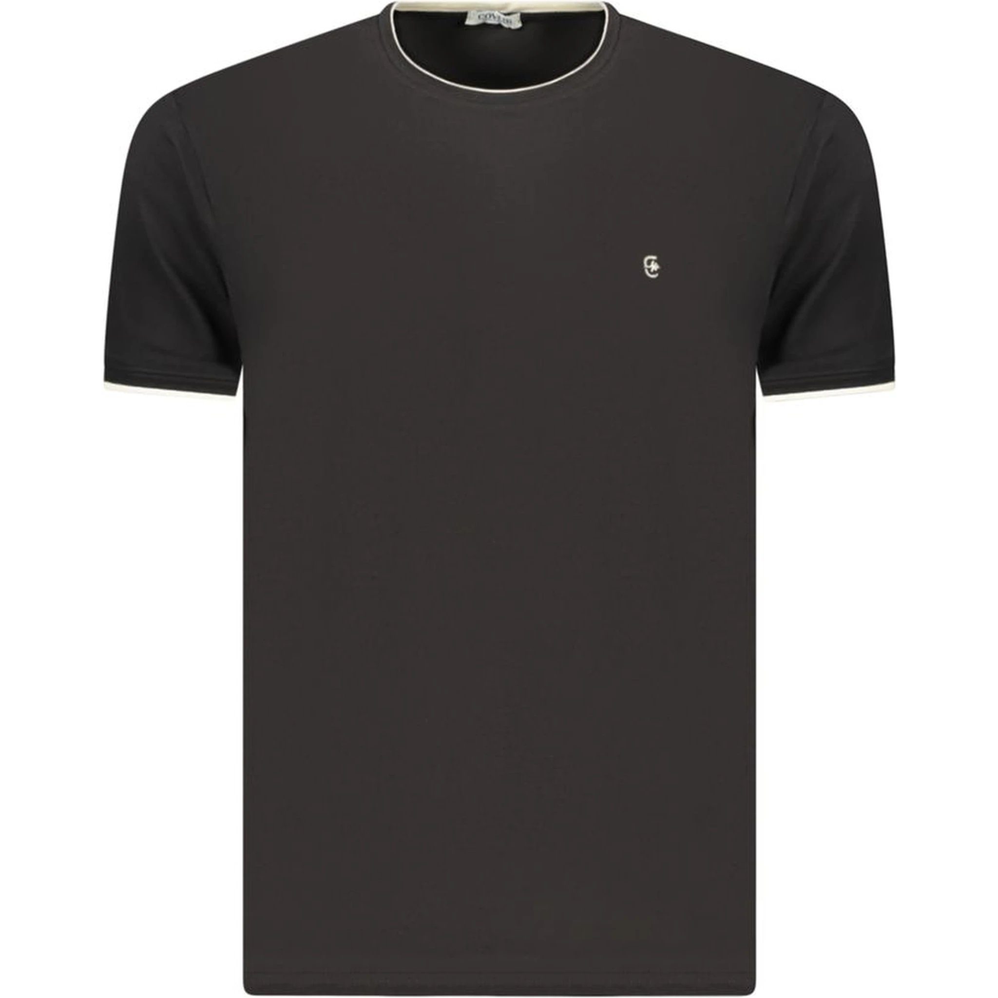 Black Cotton Men's T-Shirt