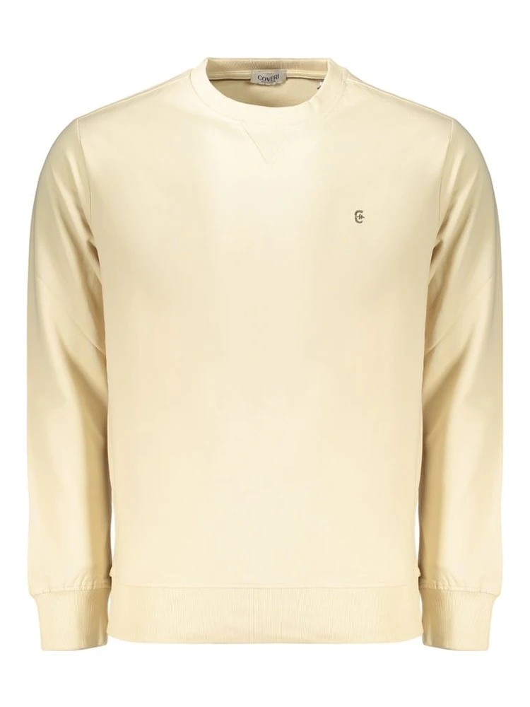 Beige Cotton Men's Sweatshirt