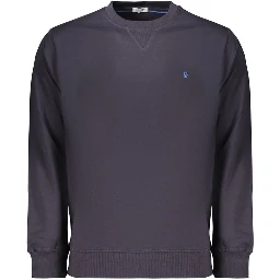 Blue Cotton Men's Sweatshirt