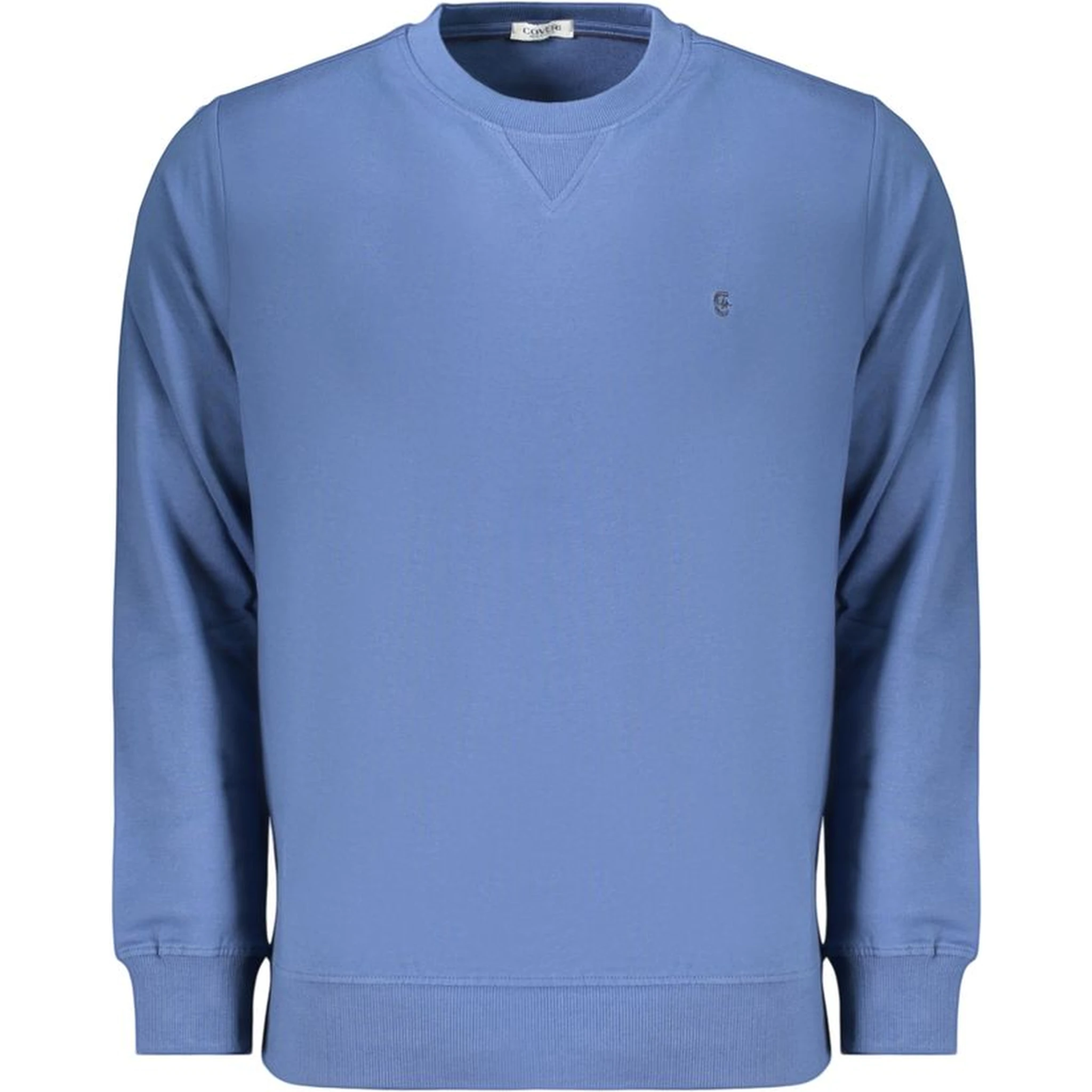 Blue Cotton Men's Sweatshirt