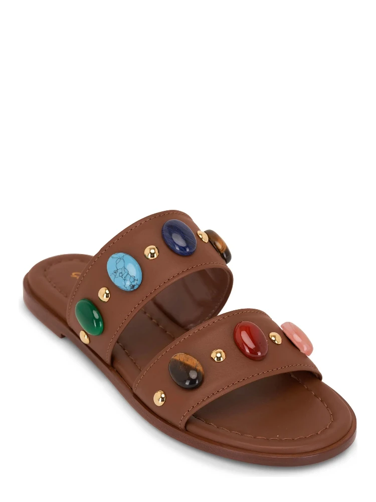 Gianvito Rossi Sandals Leather Brown alternative