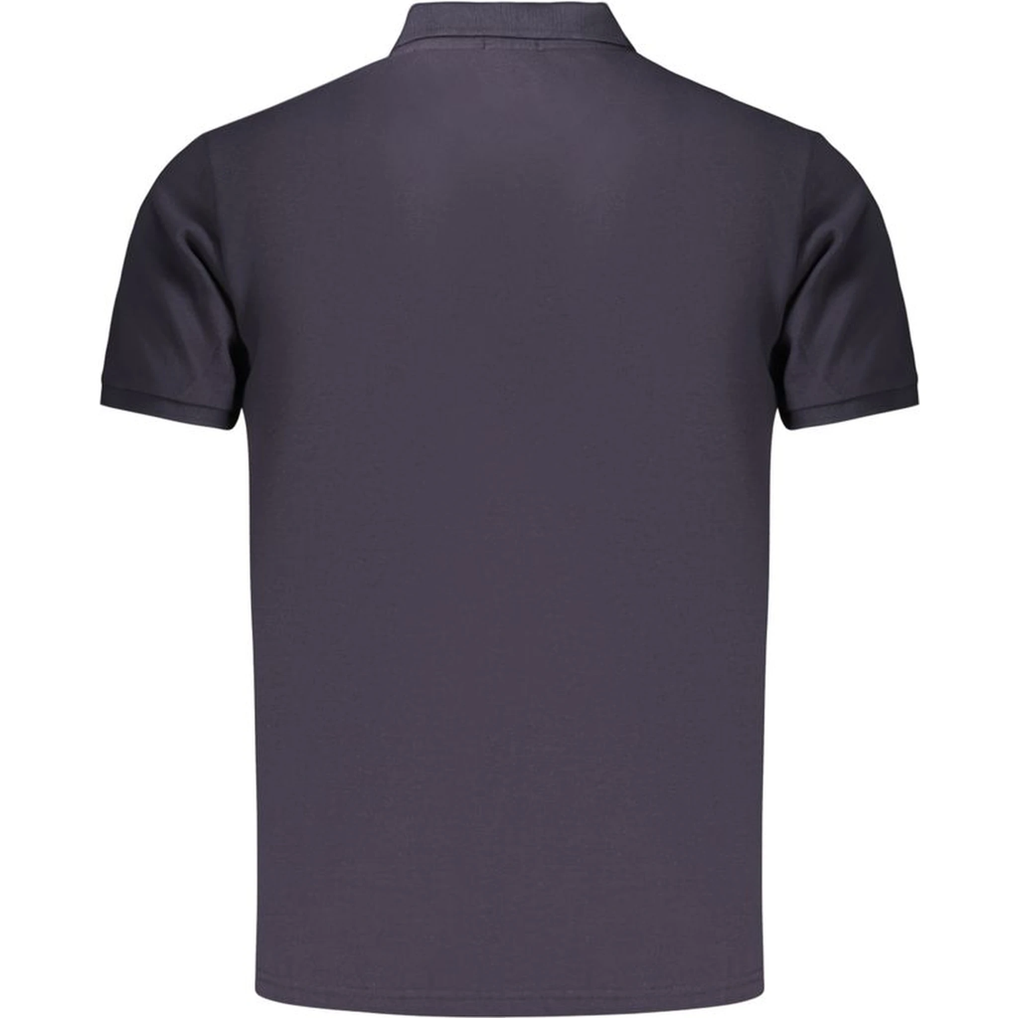 Blue Cotton Men's Polo