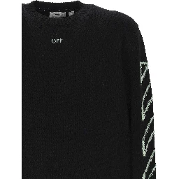 Off White Sweaters Black
