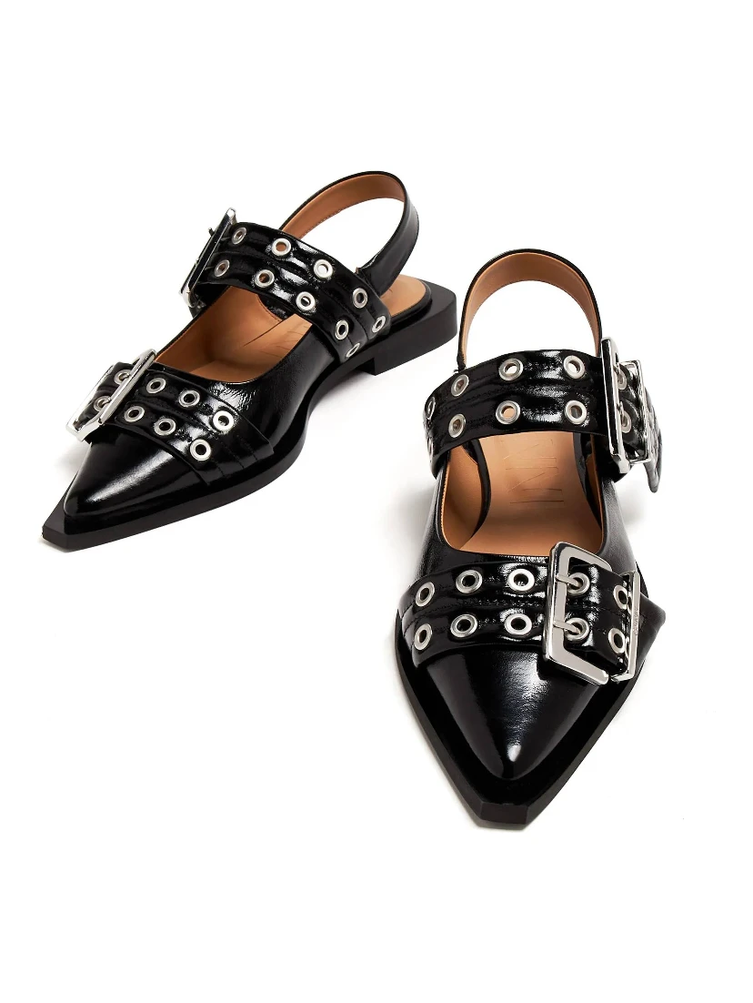 GANNI Sandals Black