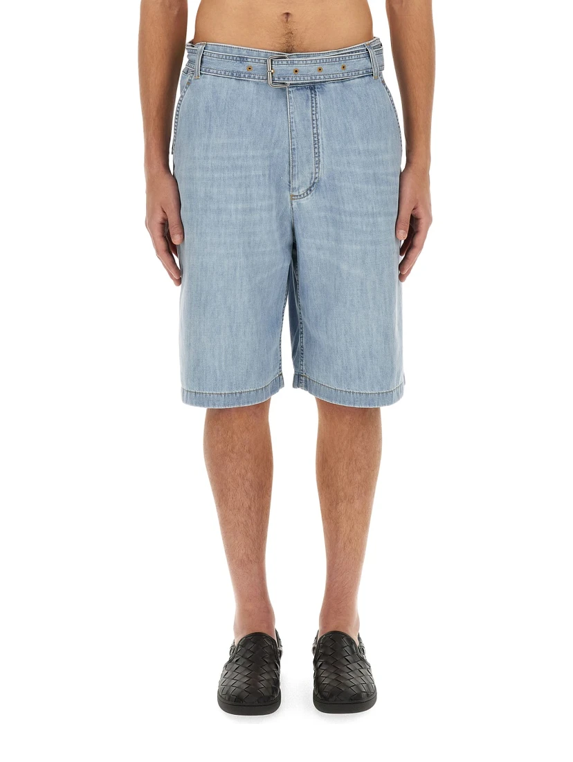 DENIM BERMUDA SHORTS