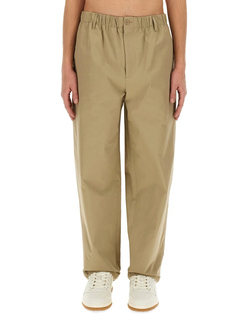HEAVY COTTON POPLIN PANTS
