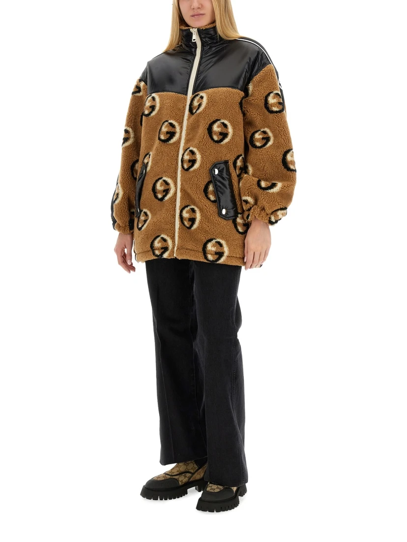 JACQUARD ZIPPER JACKET
