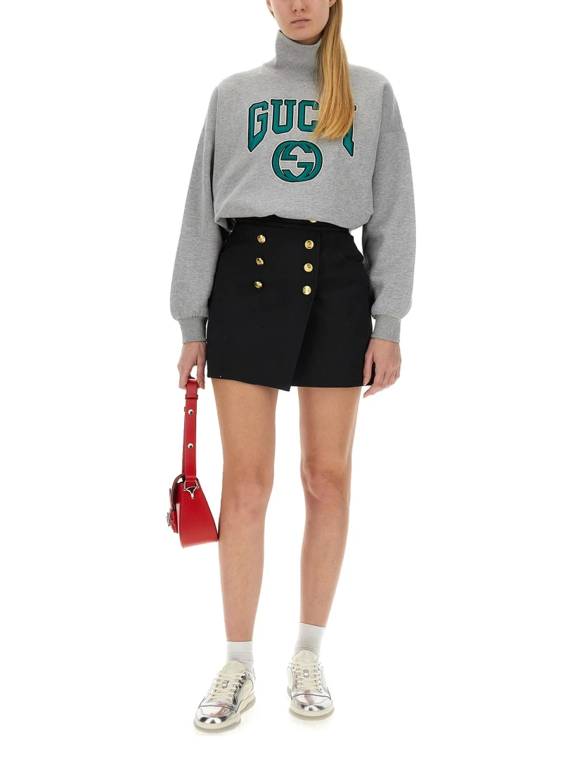 SWEATSHIRT WITH EMBROIDERY