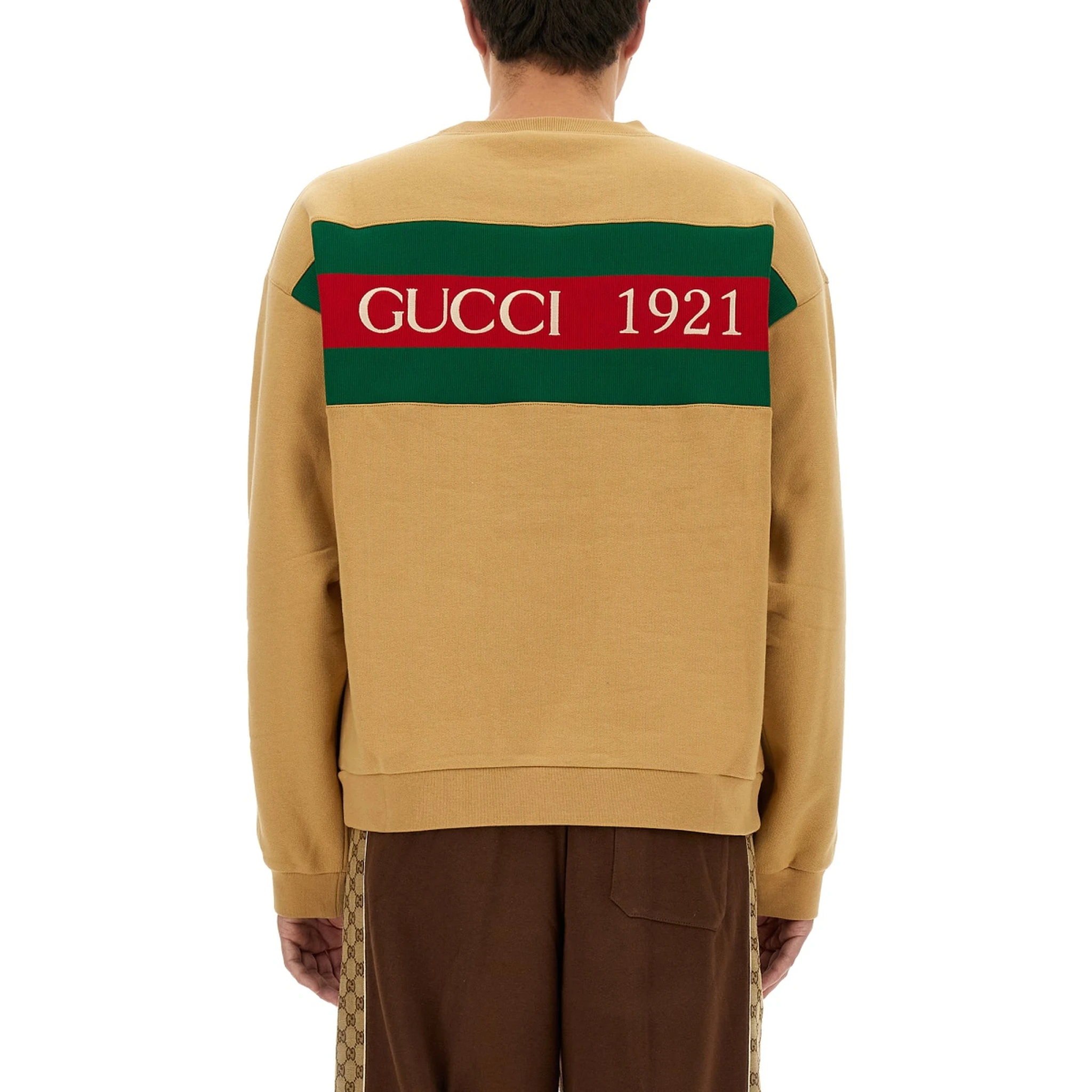 SWEATSHIRT WITH WEB RIBBON