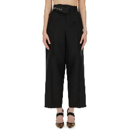 PANTS WITH ASYMMETRICAL WAIST