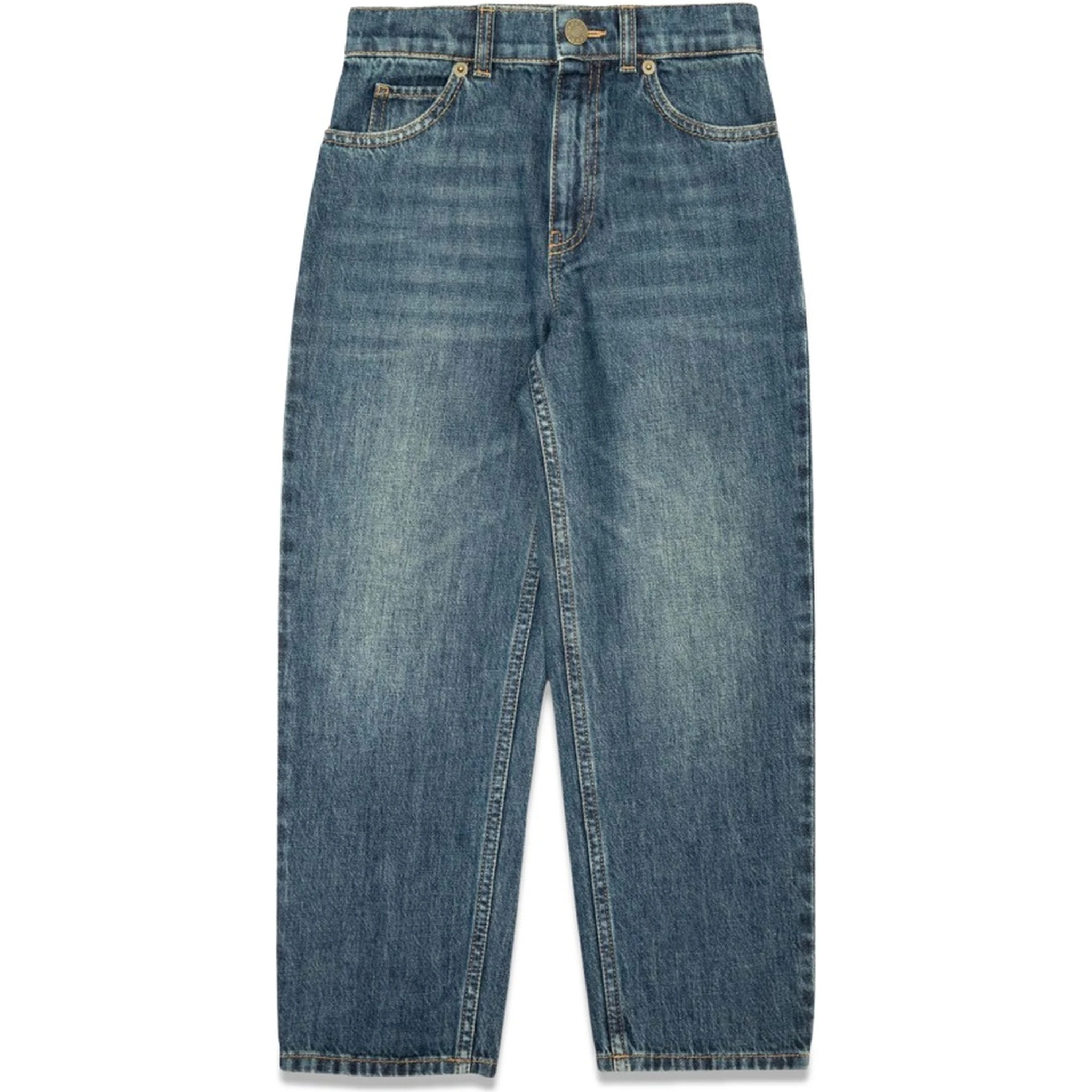 ju pants eco washed denim/ dark blue/mix