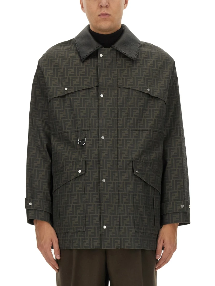 BLOUSON IN JACQUARD "FF"