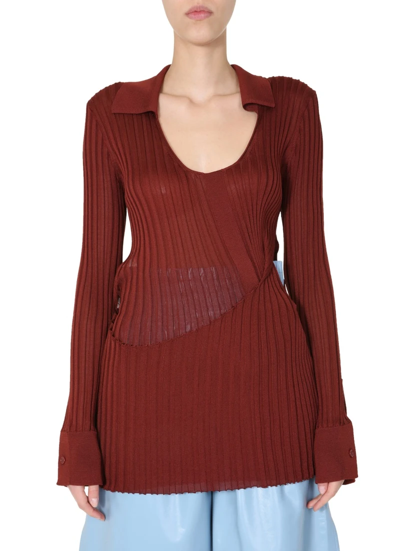 RIBBED SWEATER