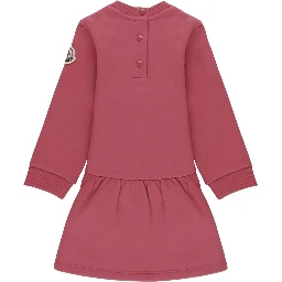 Heart embellished flared dress