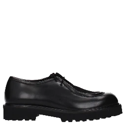 Black Leather Oxfords And Derbies