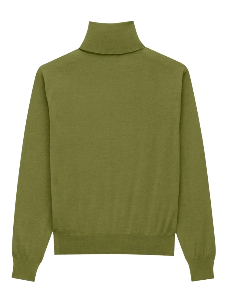 CASHMERE, WOOL AND SILK TURTLENECK PULLOVER alternative