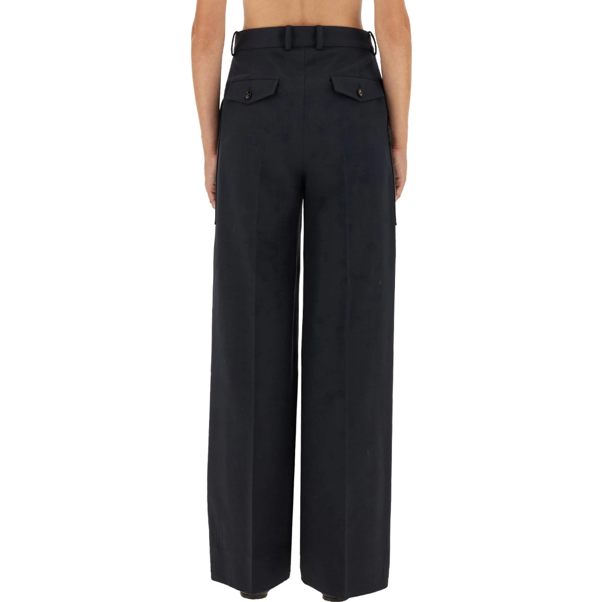 WOOL AND COTTON PANTS
