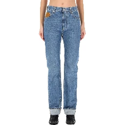 "INDIGO VINTAGE" STRAIGHT JEANS